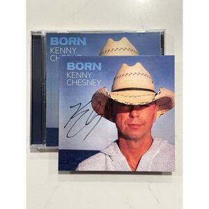 SIGNED Kenny Chesney - Born - CD with Autographed Art Card - New 2024 Album